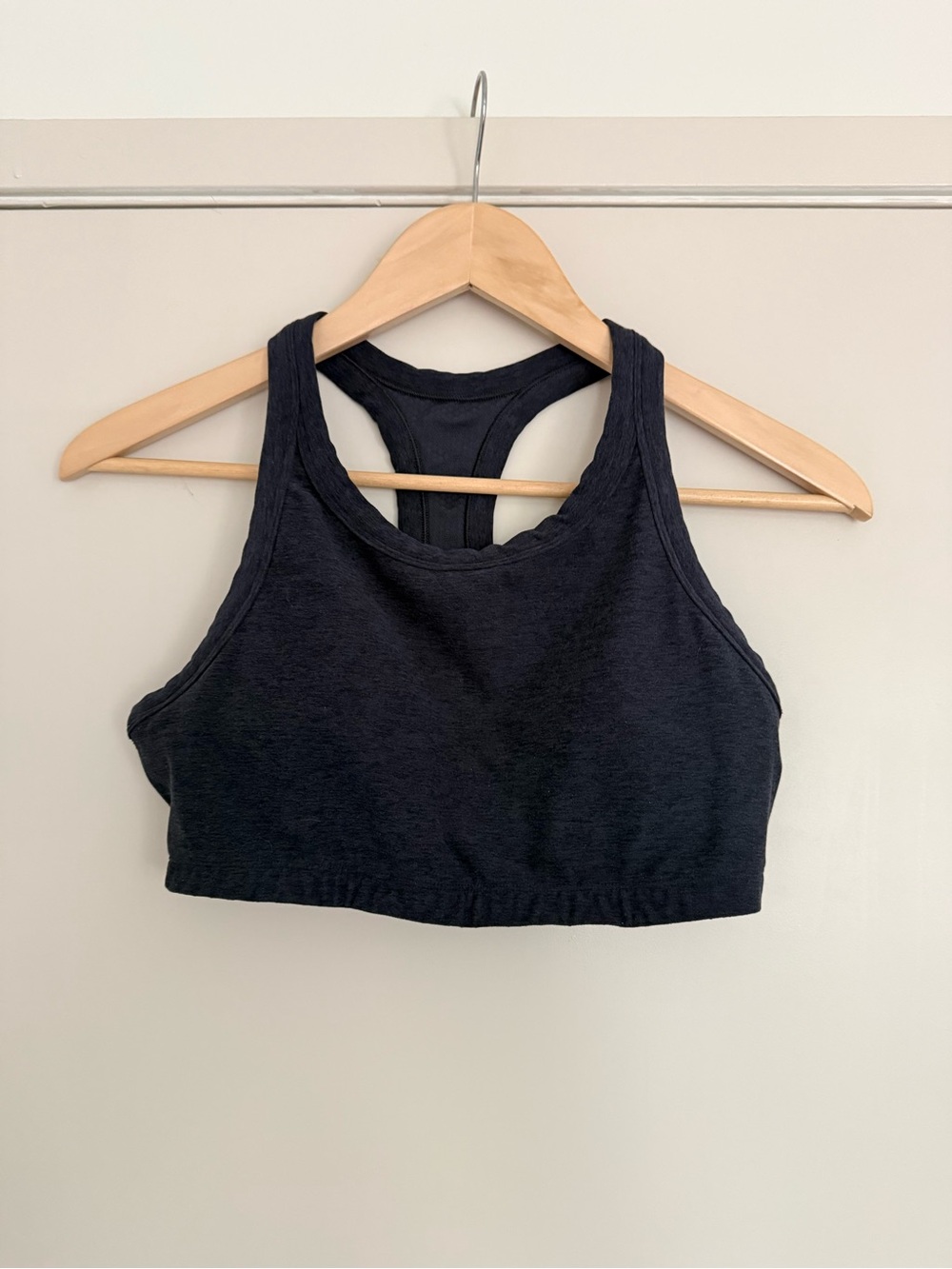 Vuori women black heathered sports bra